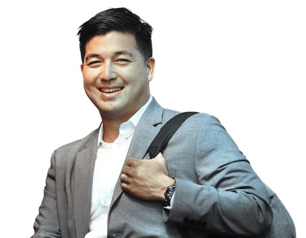 a man in a suit smiling